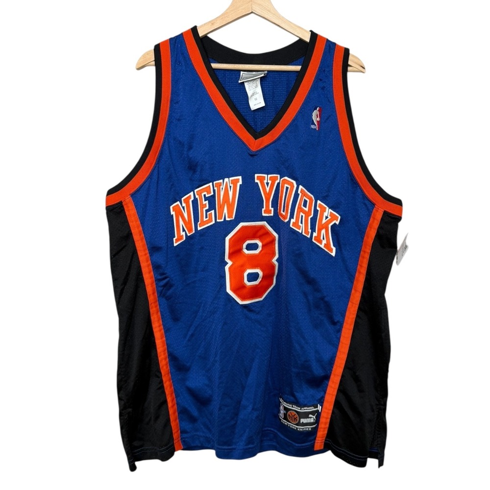 Authentic Vintage 1998 1999 New York Knicks Latrell Sprewell #8 Jersey Puma 52